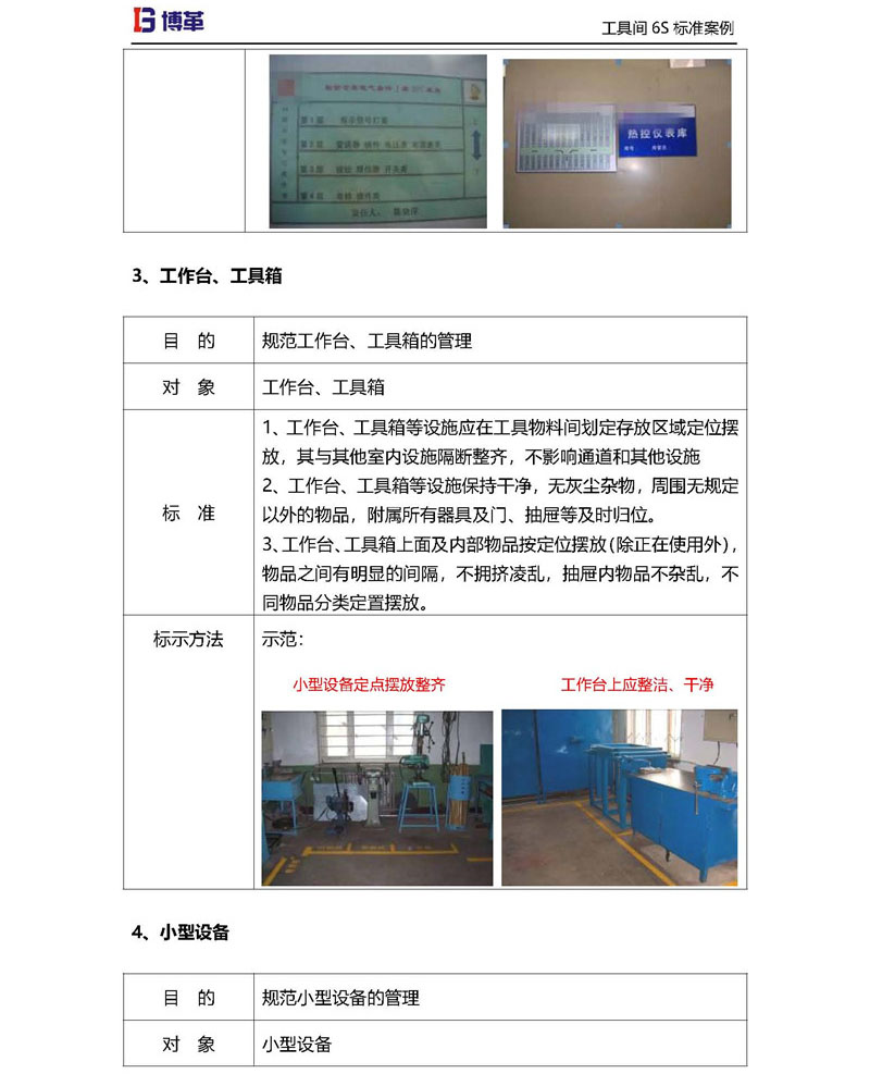工具箱、工具臺6S改善